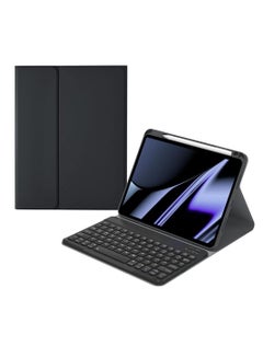 اشتري حافظة لوحة المفاتيح iPad Pro 11 2022/2021/2020 - حافظة iPad Pro 11 الجيل الرابع/الثالث/الثاني مع لوحة مفاتيح وحامل قلم رصاص ولوحة مفاتيح بلوتوث لاسلكية قابلة للفصل مغناطيسيًا - أسود في الامارات