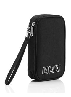 Buy Electronic Accessories Storage Bag Small Portable Travel Cable All-in-One Organizer in UAE