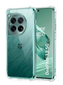 Buy OnePlus 12 5G TPU Bumper Corner Case with Camera Lens Protection Transparent Protective Back Cover in Saudi Arabia