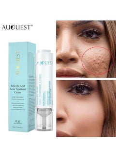 اشتري Salicylic Acid Acne Face Cream Whitening Facial Treatment Hyaluronic Acid Black Dots Remove Skin Care Beauty Health في السعودية