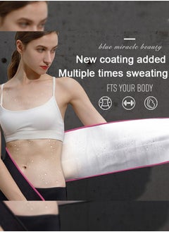 Buy Adjustable Waist Trainer Slimming Belt With Tummy Sauna Bandage Wrap, Body Shaper Compression Wrap, Plus Size Corset Waist Trainer for Women and Men in UAE