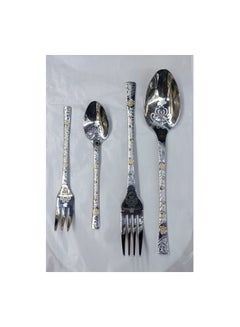 اشتري Set of 48 stainless steel spoons, imported 18/10 في مصر