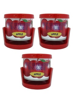 اشتري Fruit Air Freshener Gel Apple Scent (3 Pcs) في الامارات