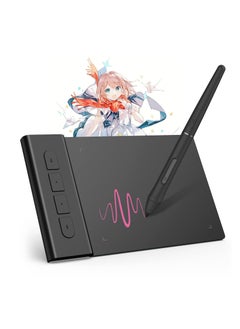 اشتري Drawing Tablet OSU Tablet, Portable Computer Graphics Tablets with 4 Shortcut Keys 8192 Levels Battery-Free Stylus Pen, 4x3 inch Digital Tablet Compatible with Window/Mac/Linux/Android for OSU Game في الامارات