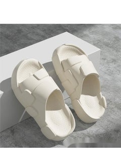 Buy New Fashion Square Thick Sole Casual Non-Slip Slippers in UAE