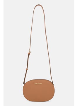 Buy Women Brand Logo Crossbody Bag 15 H x 22 L x 5,5 W cm, Brown in UAE