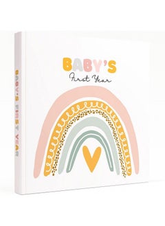 Buy Baby’S First Year Book Baby Memory Book For Girls To Document Cherish Moments Baby First Year Baby Keepsake Book Baby First Year Photo Album With Pocket For Modern Families ; Size 9.5X9" in UAE