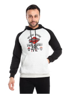 Buy Mens Printed  Hoodie With Front Pockets in Egypt