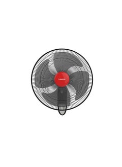 Buy TORNADO Wall Fan 16 Inch 4 Blades Remote Black EPS-16R in Egypt