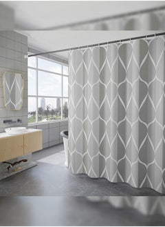 Buy Polyester Waterproof Washable Shower Curtain in UAE