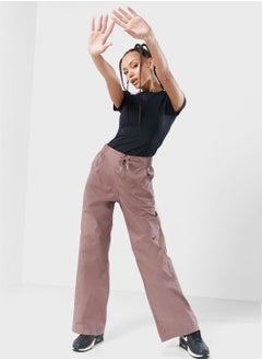 Buy Nsw Essential Woven High Rise Open Hem Pants in Saudi Arabia