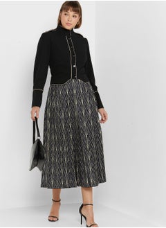 Buy Printed High Waist Skirt in Saudi Arabia