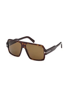 Buy Men's UV Protection Square Sunglasses - FT093352J58 - Lens Size: 58 Mm in Saudi Arabia