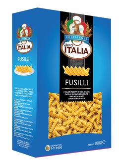 اشتري Pasta Fusilli 500g | Made with 100% High Grade Durum Wheat Semolina | Vegetarian في الامارات