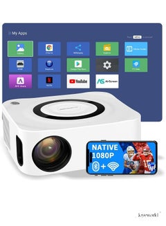 Buy Smart Android Projector Full HD 1080P and 200" Display Supported in Saudi Arabia