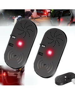 اشتري Techology Vehicle Signal Concealer Device Signal Concealer Device for Car Car Door Opening Reminder Automatic Door Voice Alarm LED Sensor Warning Light Door Anti Collision 2Pcs في الامارات