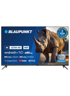 Buy Blaupunkt 55UBC6000D 55inch 4K-UHD Android Smart TV, German Technology, Android TV 11, Dolby Vision, Dolby Atmos, MEMC, 16GB Memory, Netflix, YouTube, Shahid, Wi-Fi, Bluetooth 5.0 in UAE