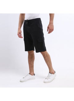 Buy Slip On Solid Cotton Cargo Shorts in Egypt