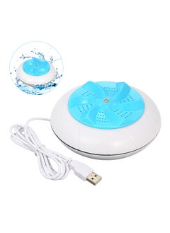 Buy Portable Turbine Washing Machine 1 kg Laundry Quantity Mini Rotating Washer with USB Cable for Travel Home Business Trip in UAE