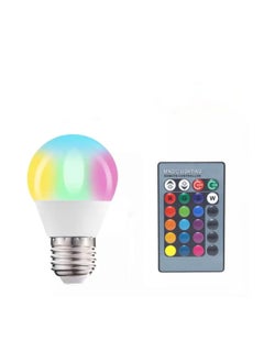 Buy Color changing LED lamp with remote control in Saudi Arabia