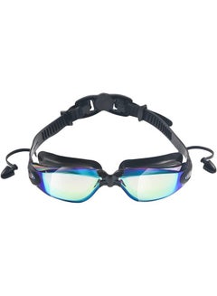 Buy Swimming Goggles with Anti-fog and Anti-ultraviolet Lenses with Earplugs and Portable Storage Box in Saudi Arabia