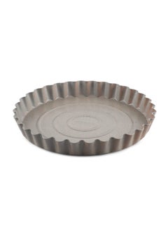 اشتري 11 inch Pie Pan Tart Pan With Marble Coating, Fluted Pizza Pan 28 cm Quiche Pan Round Tart Pie Pan Nonstick Deep Baking Dish Pie Plate Mold في الامارات