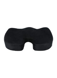 Buy Ergonomic Memory Foam Soft Car Neck Pillow with Non-Slip Bottom Black 365169 in Saudi Arabia