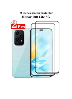 اشتري 2 Pack Screen Protector Tempered Glass for Honor 200 Lite في السعودية