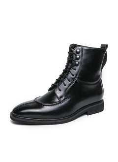 اشتري New Men's Casual Leather Boots في الامارات