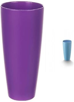 Buy M-Design Lifestyle Plastic Cup, 300 ml - Purple+M-Design 8636Lifestyle Small Cup 300 ml Blue in Egypt