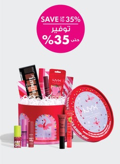 Buy Nyx Professional Makeup Ready. Set. Flamin-Go! - Makeup Holiday Gift Set in UAE