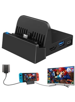 Buy KASTWAVE for Nintendo Switch Dock, Pocket Charging Dock 4K HDMI TV Adapter for Switch Docking Station Charger Dock Set Good Replacement for Official Replacement Charging Dock( Upgraded System) in UAE