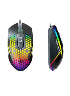 Buy S50 crack computer gaming luminous mouse macro definition programmable RGB office wired gaming mouse in Saudi Arabia
