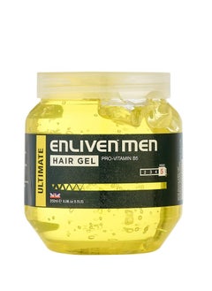 اشتري Enliven hair gel ultimate Yellow 250ml في الامارات