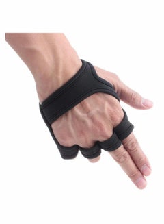 اشتري 1 Pcs Sports Workout Gloves, for Gym Powerlifting Gymnastic Fitness Sport Exercise Elastic Adjustable Compression Wrist Guards, Size L في السعودية
