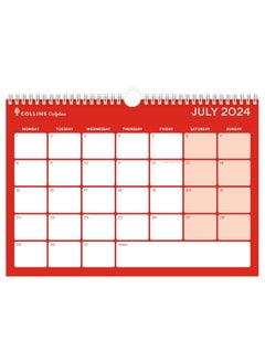 اشتري Collins Colplan Mid Year A4 Memo Calendar Academic Year 2024-25 - Monthly Mid Year Wirebound Wall Calendar Planner for Students, Teachers and Academics - CMCA4M-2425 - July 2024 to July 2025 في الامارات