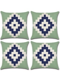 Buy 4 Pcs Cushion Cover Set 18X18 Inch  Home Decorative Throw Pillow Cases Single Sided Pattern  45X45Cm Square Cushion Case For Sofa Couch  Muticolor  Home Decor Throw Pillow Cover in UAE