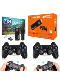 Buy Compact Mini 8K Retro Games Stick with Offering A Collection of 10,000 Classic Video Games, Paired with A 2.4G Wireless Controller and Dual System Compatibility in UAE