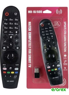 Buy MR-18/600 Replacement Magic TV Remote Control compatible with most LG Televisions Smart TVs Netflix and Prime Hot button Black in Saudi Arabia