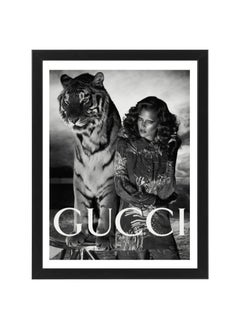 اشتري Gucci Tiger Fashion Poster With Frame 30x40 cm في الامارات