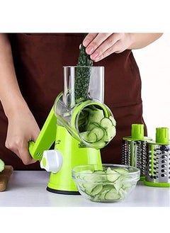 Buy 4 Pcs Vegetable Slicer 3 In 1 Handheld Spiral Rotary Drum Slicer For Vegetable Fruit Cheese Nut in UAE