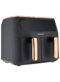 Buy SOKANY HEALTHY AIR FRYER 8L DIGITAL Double Door 2800 Watt SK-ZG-8030 in UAE