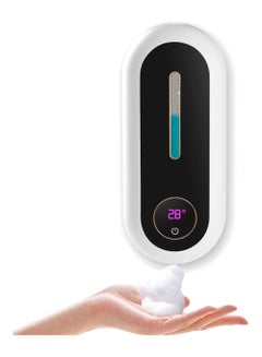 Buy Automatic Soap Dispenser Wall Mounted Foam Soap Dispenser Hand Sanitizer Dispenser Waterproof Smart Foaming Gel Liquid Soap Container with Infrared Sensing and 3 Adjustable Levels for Bathroom in Saudi Arabia