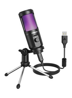 Buy Condenser USB Microphone For Gaming RGB Light in Saudi Arabia