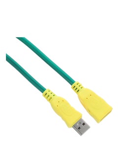 Buy Keendex KX 3035 USB 2.0 Male to Female Extension Cable Cord, 3 Meter - Green in Egypt