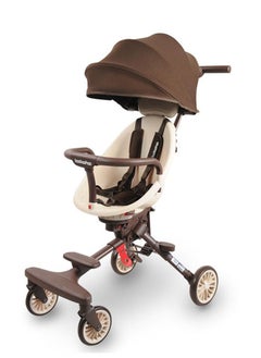 اشتري V7 Lightweight and Compact Baby Stroller with One Hand Easy Fold, Adjustable Handles and Soft Ride Wheels في الامارات