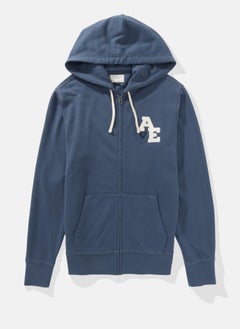 Buy AE Logo Graphic Zip-Up Hoodie in Egypt