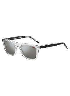 اشتري Unisex Uv Protection Rectangular Shape Acetate Sunglasses Hg 1297/S Grey 40 - Lens Size: 39.9 Mm - Crys Blck في السعودية