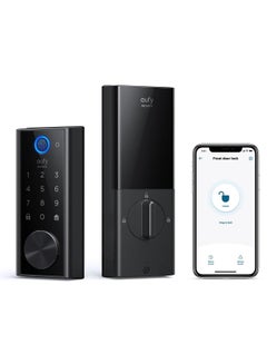 Buy Eufy Security Smart Lock Touch & Wi-Fi, Fingerprint Scanner, Keyless Entry Door Lock in UAE