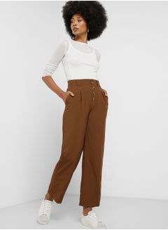 Buy Button Detail Pants in Saudi Arabia